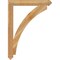 Ekena Millwork Thorton Arts & Crafts Rough Sawn Bracket, Western Red Cedar, 4"W x 34"D x 46"H BKT04X34X46THR03RWR - alternate 4